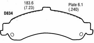 Bremsklötze Hinten - Brakepads Rear